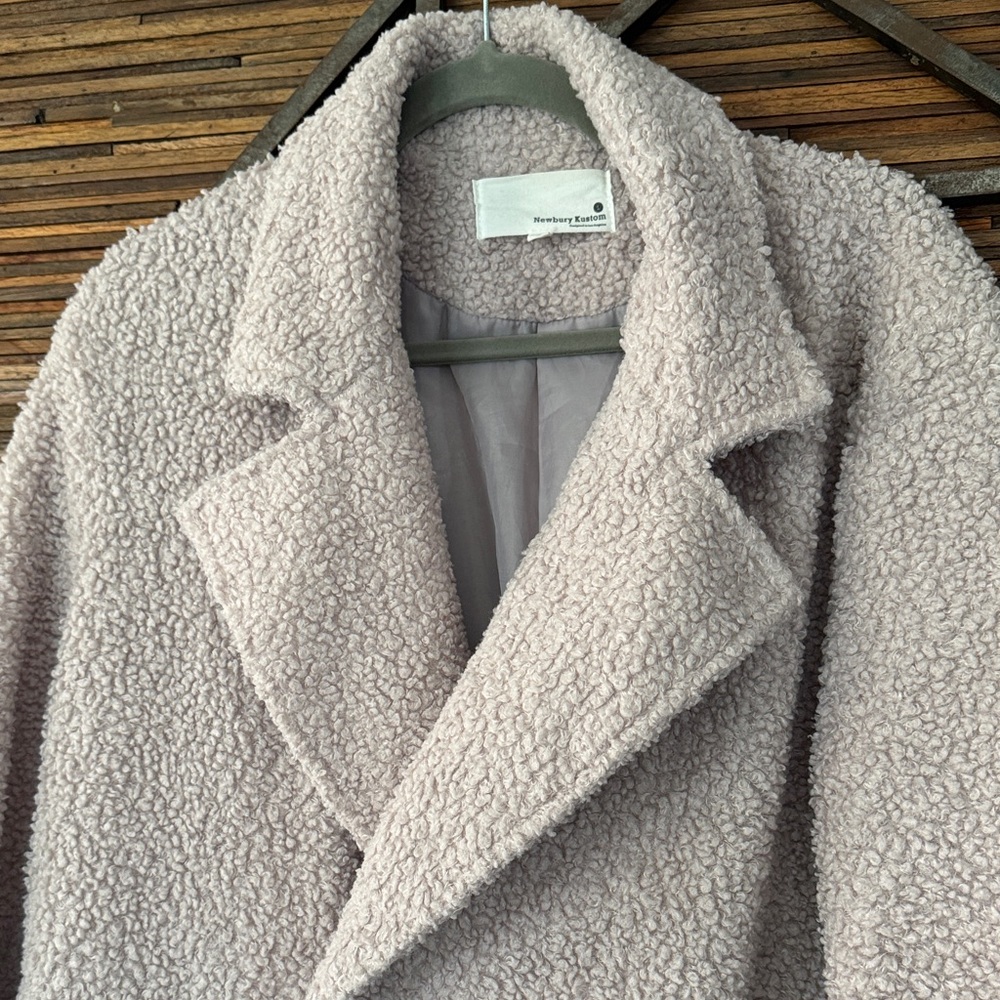 Women's Newbury Kustom Teddy Bear Duster Trench Coat - Picture 2 of 5